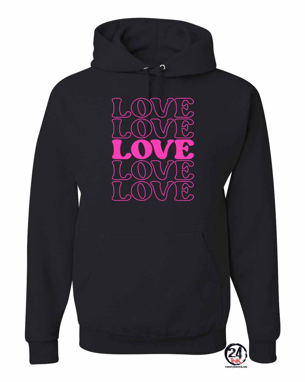 Love, Love, Love Hooded Sweatshirt