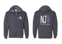 NJ Dance design 3 Zip up Sweatshirt