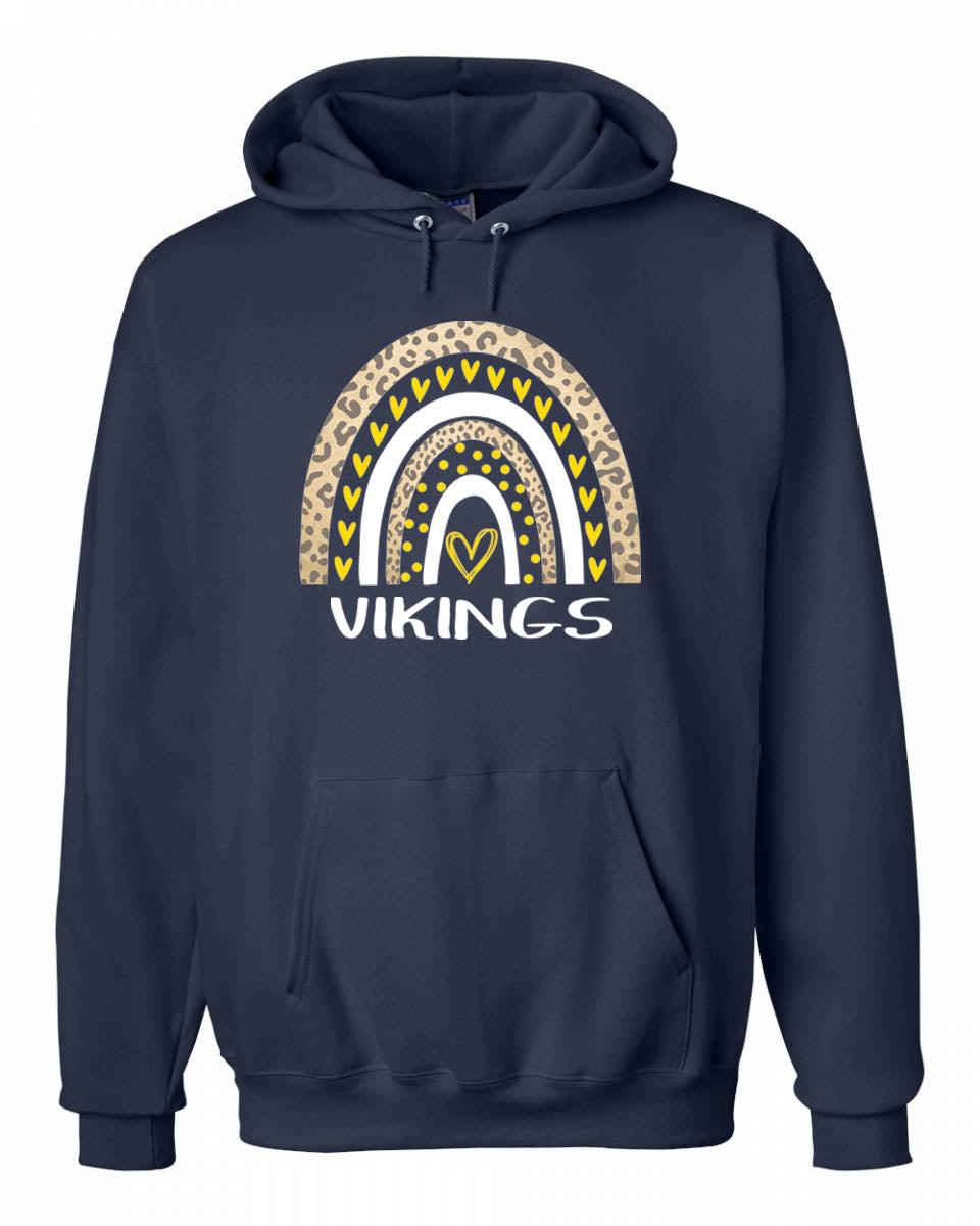 Vikings rainbow Hooded Sweatshirt