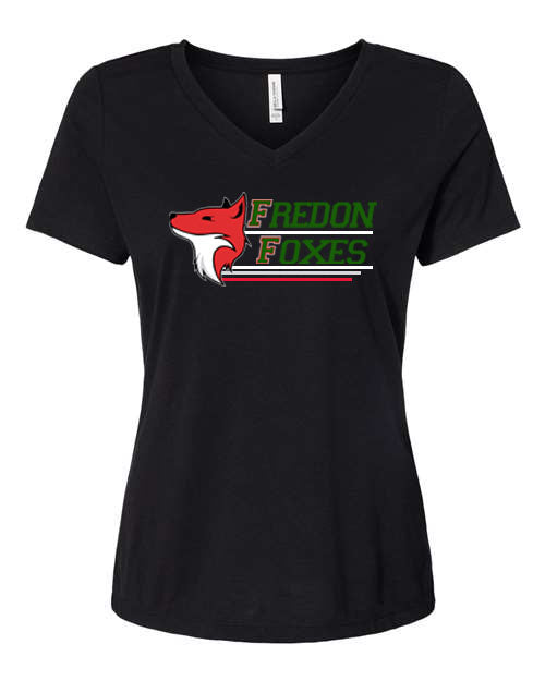 Fredon Foxes Lines V-neck T-shirt