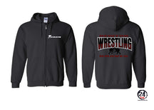 Newton Wrestling design 3 Zip up Sweatshirt