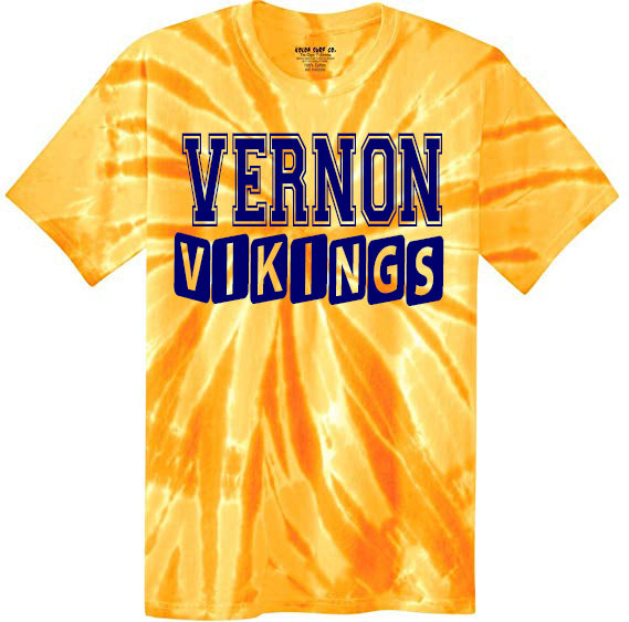 Tie Dye Viking Cheer Shirt, DESIGN 5
