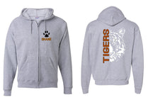 Tigers design 6 Zip up Sweatshirt