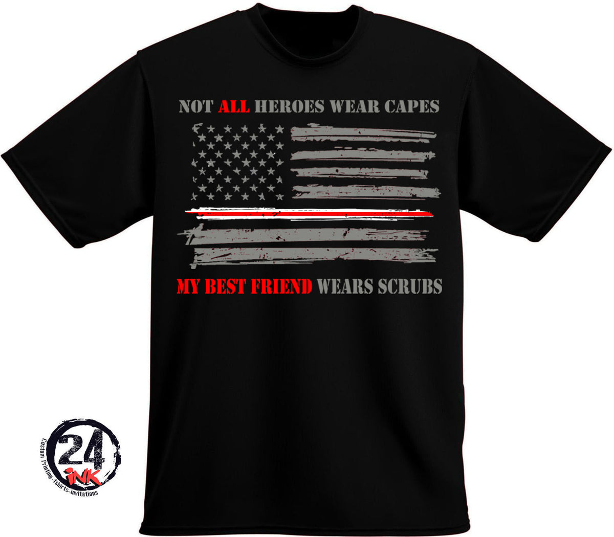 Not all heroes wear capes T-shirt, Nurses, Doctors, Vernon Strong