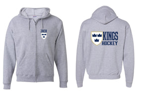 Kings Hockey Design 4 Zip up Sweatshirt