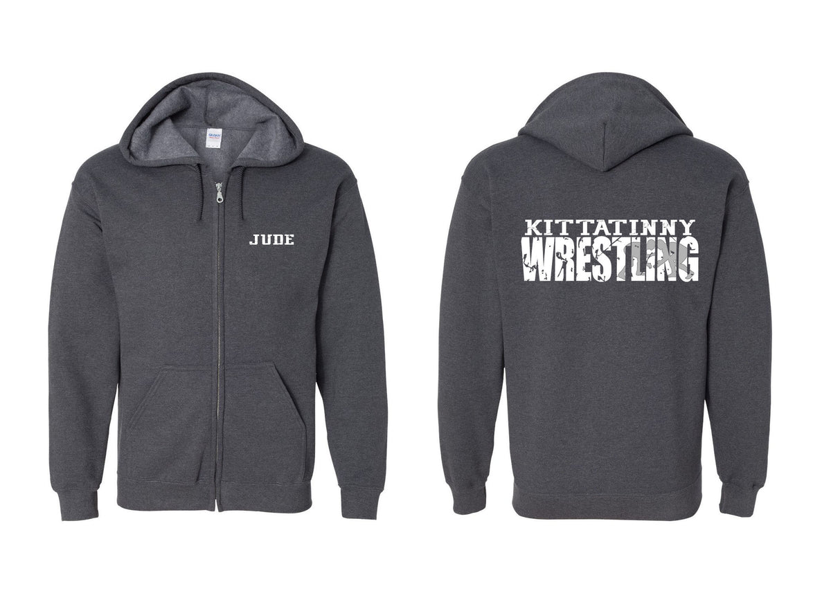Kittatinny Wrestling Design 2 Zip up Sweatshirt
