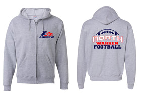 NW Football Design 1 Zip up Sweatshirt