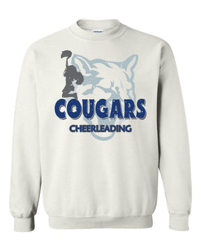 Cougars Cheerleading non hooded sweatshirt