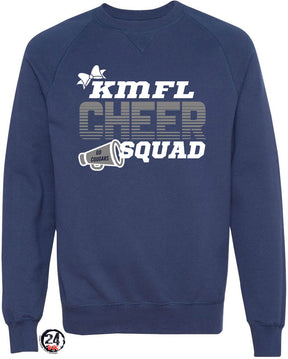 Kmfl cheer squad non hooded sweatshirt
