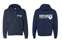 Kings Hockey Design 3 Zip up Sweatshirt