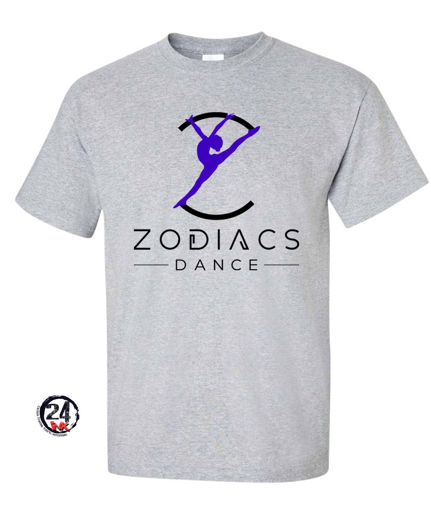 Zodiac Dance T-shirt heather gray