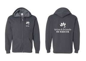 Trina & Friends design 1 Zip up Sweatshirt