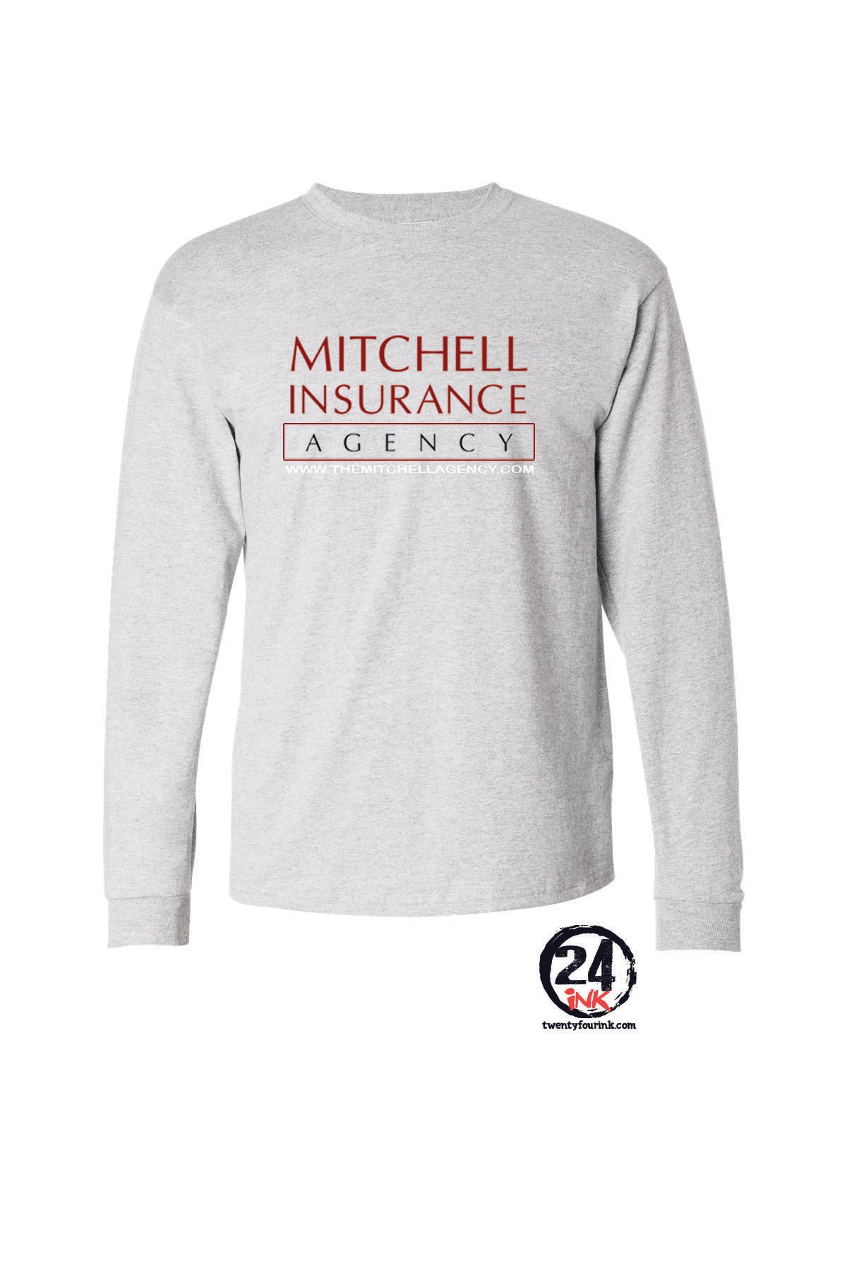 Mitchell Agency Front Long Sleeve Shirt
