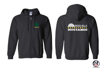 Green Hills Basketball design 3 Zip up Sweatshirt