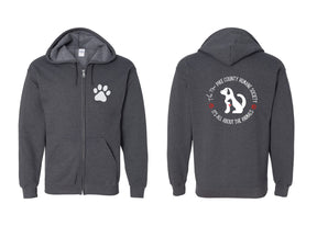 Pike County Humane Society Zip up Sweatshirt