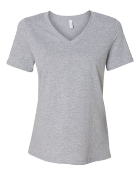 College Style V-neck T-Shirt