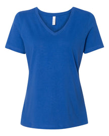 College Style V-neck T-Shirt