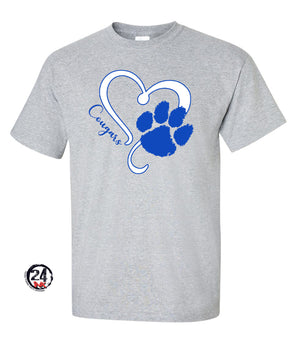 Cougars Heart T-Shirt