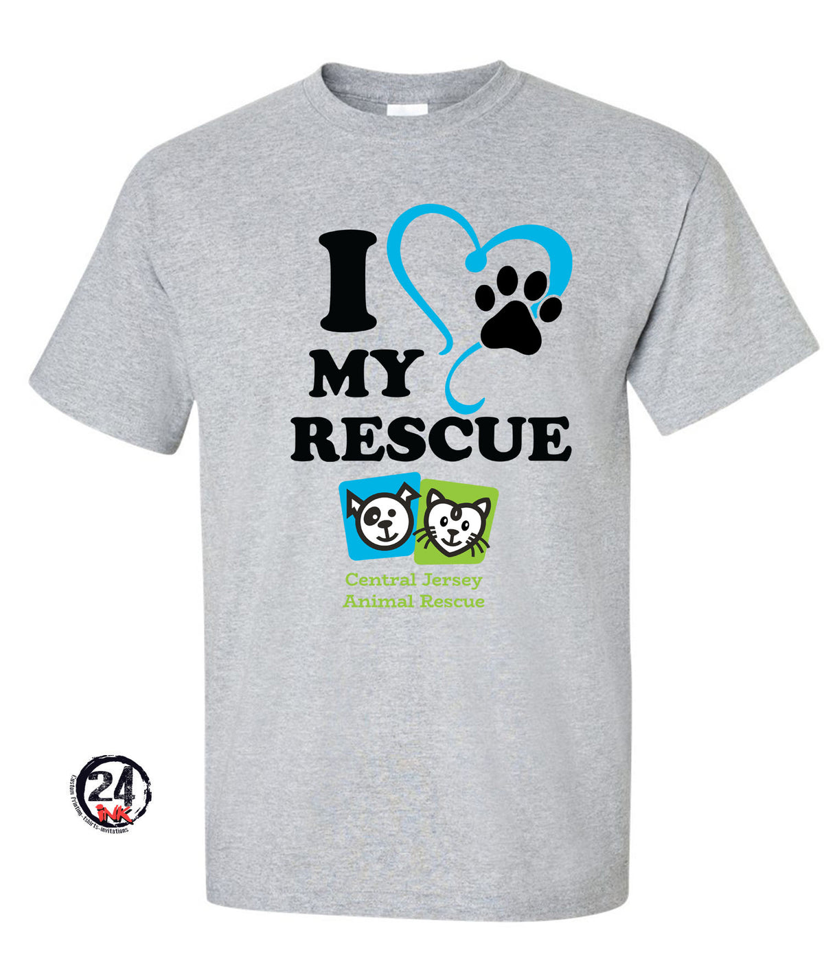 I love my Central Jersey Animal Rescue t-shirt