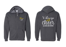 Vikings Cheer design 4 Zip up Sweatshirt