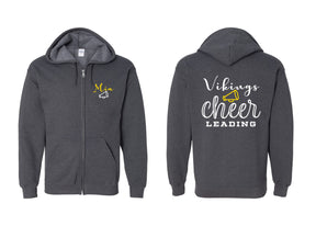 Vikings Cheer design 4 Zip up Sweatshirt