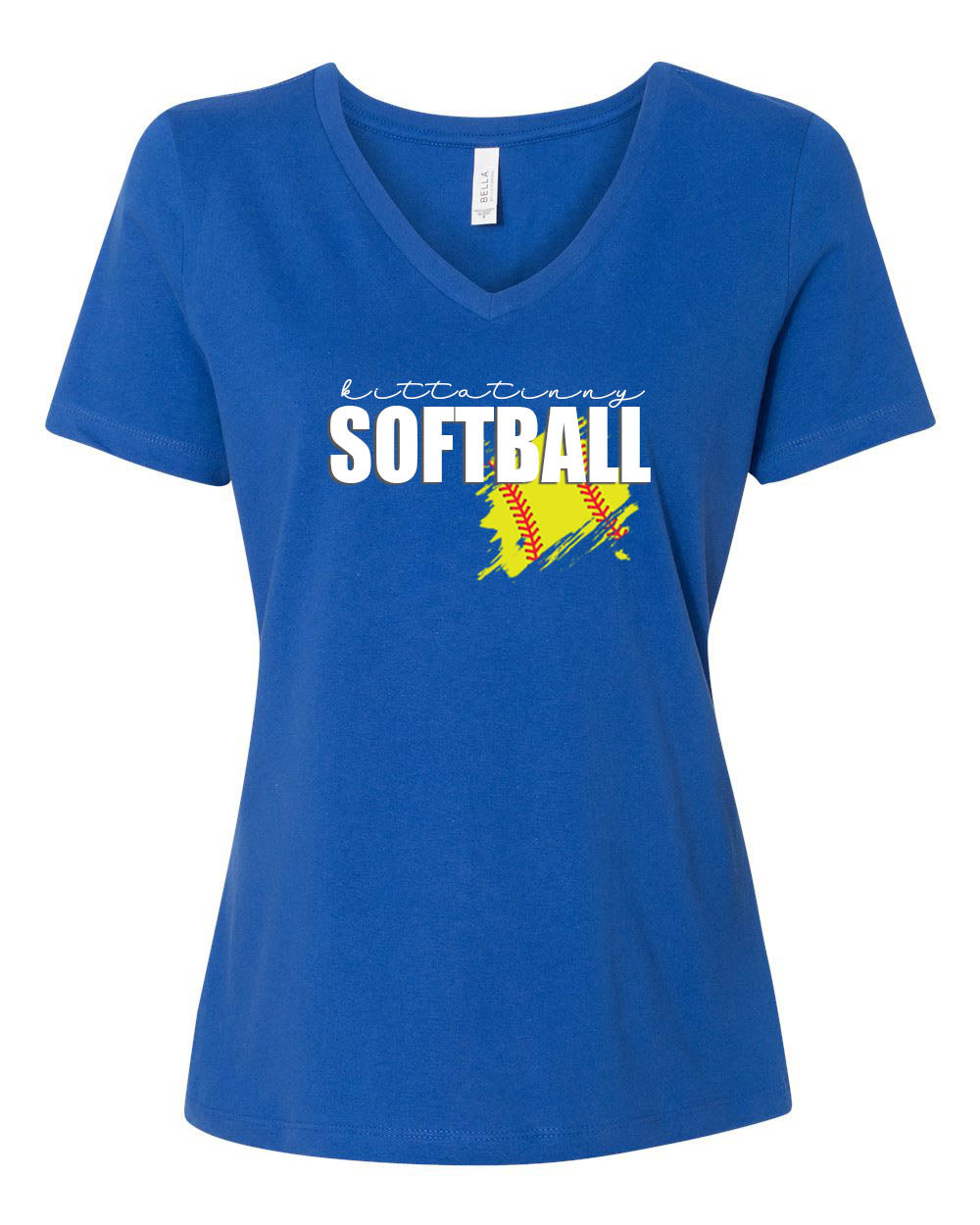 Kittatinny Softball V-neck T-Shirt