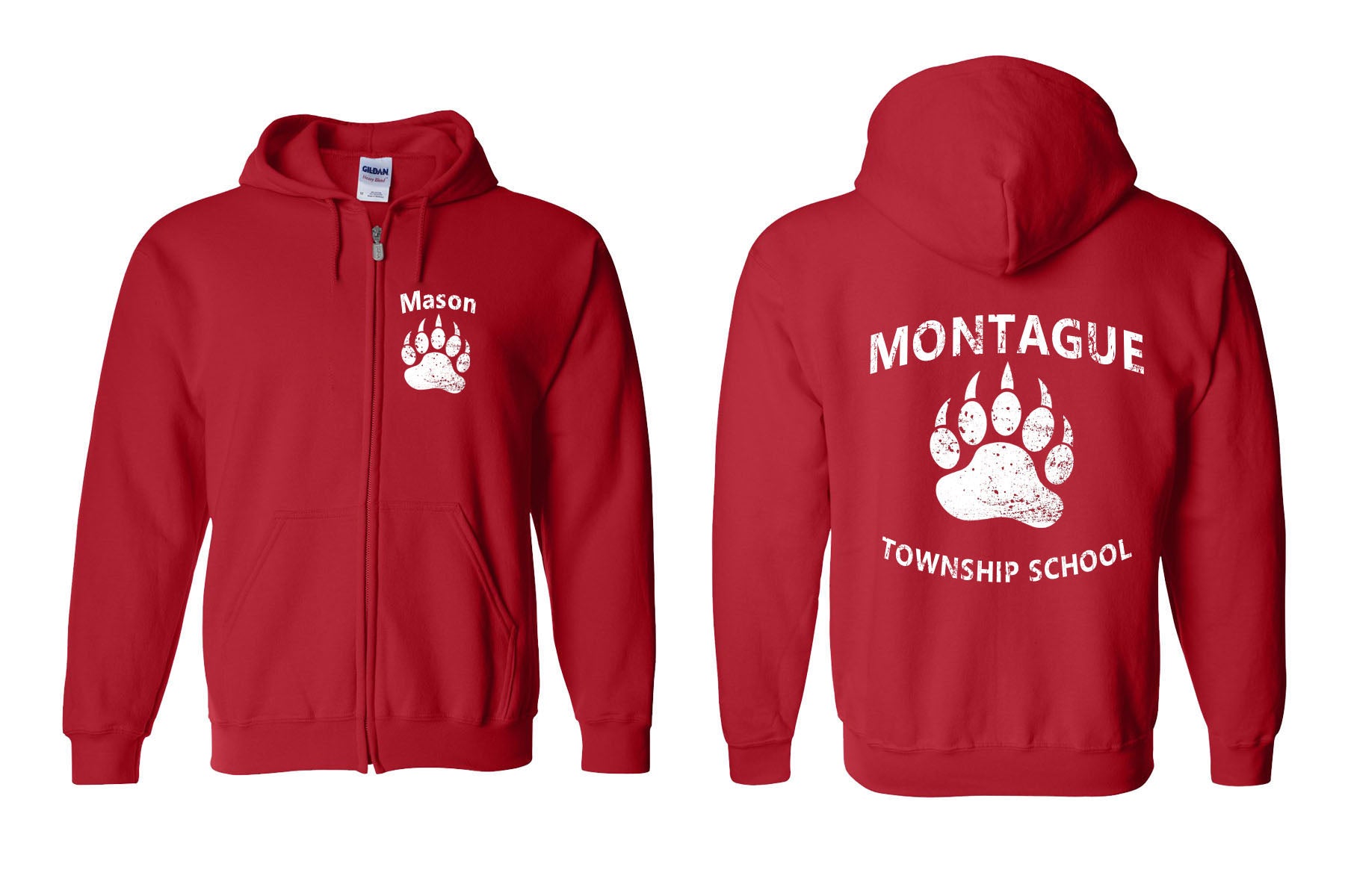 Montague design 3 Zip up Sweatshirt