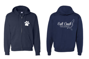 East Coast Logo Zip up Sweatshirt