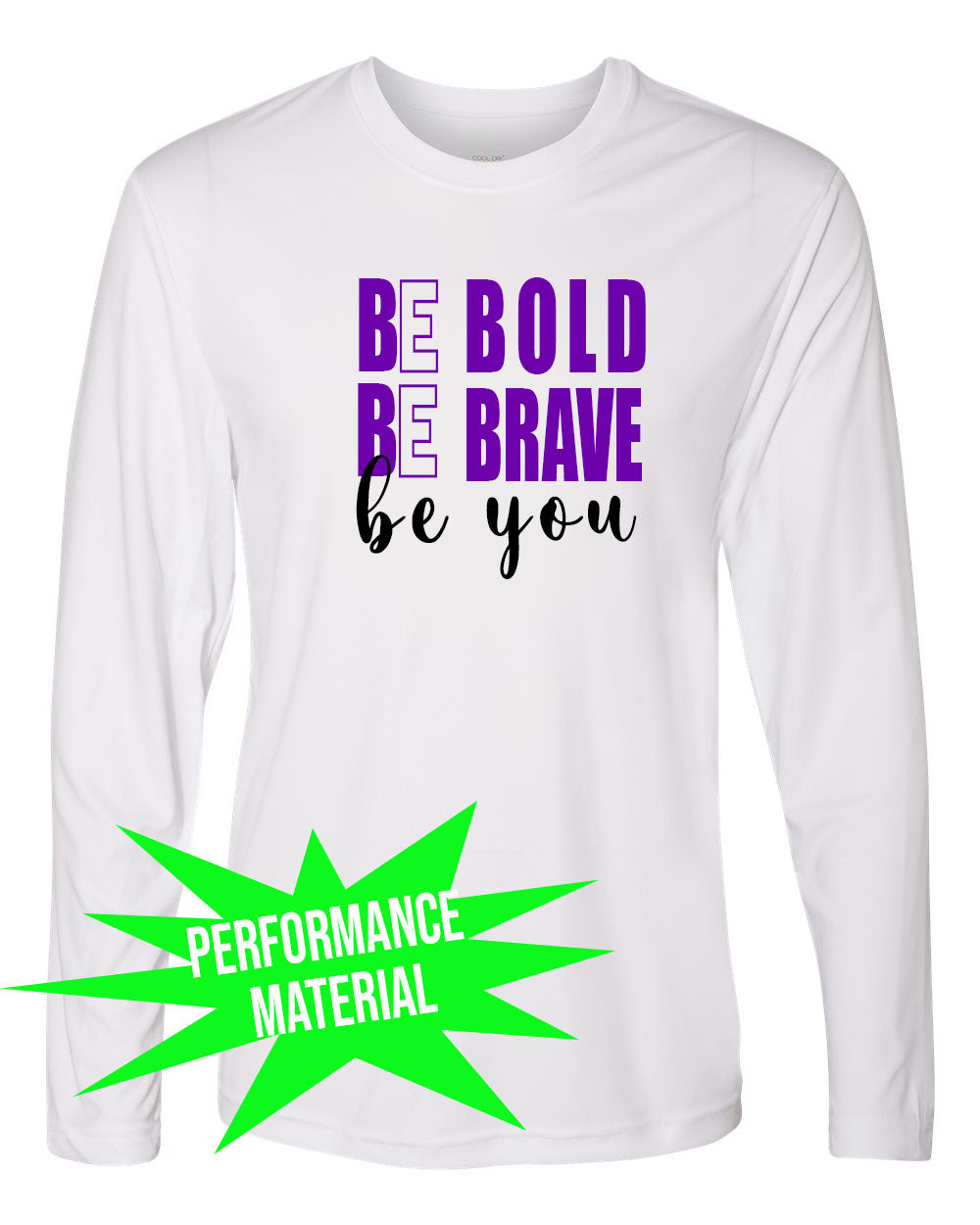 NJ Dance Performance Material Design 7 Long Sleeve Shirt