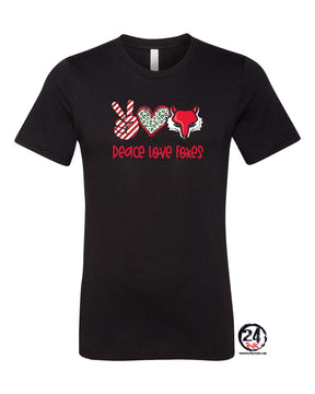 Peace love foxes T-Shirt