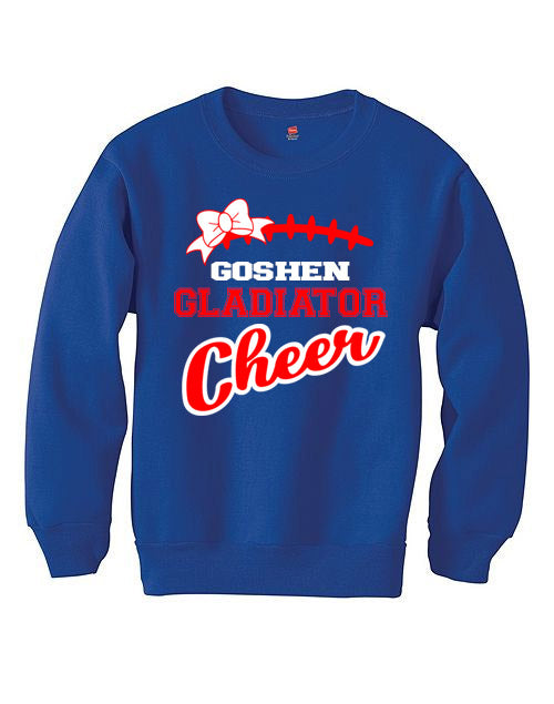 Goshen Cheer Design 13 non hooded sweatshirt