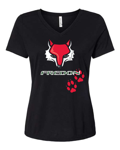 Paws for Fredon V-neck T-shirt
