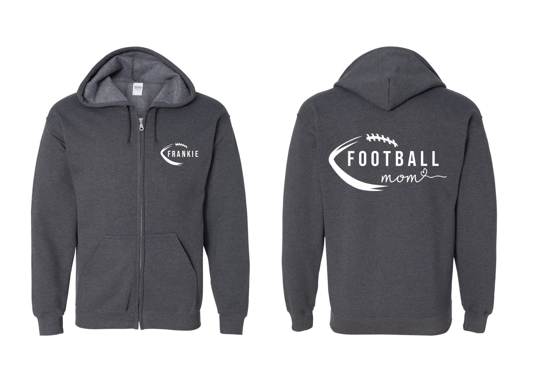 High Point Football design 5 Zip up Sweatshirt