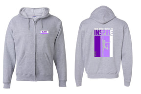 NJ Dance design 10 Zip up Sweatshirt