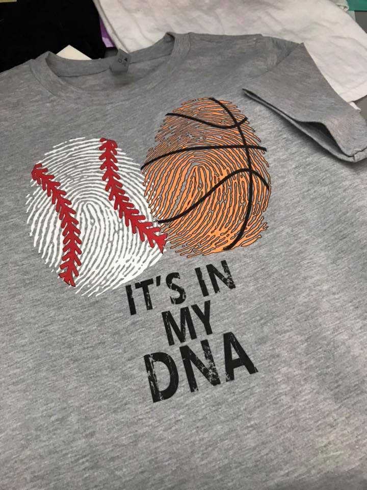 It's in my DNA baseball, basketball
