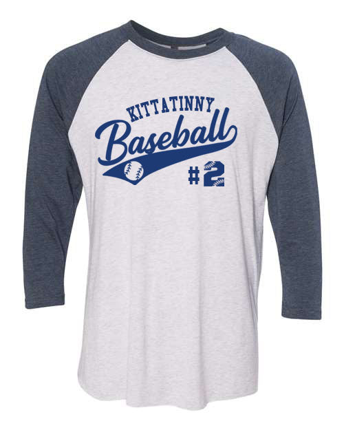 Kittatinny Baseball design 3 Raglan shirt