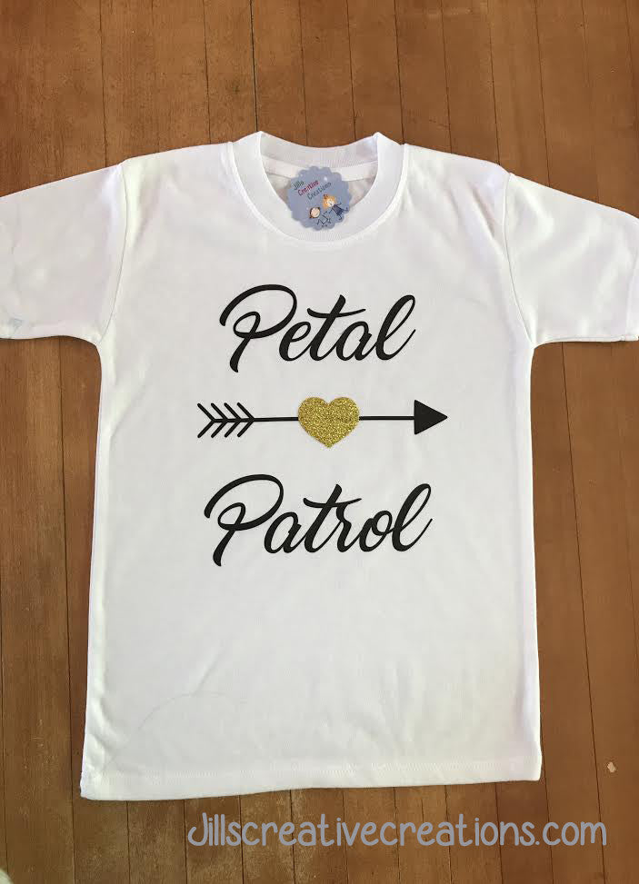 Flower girl T-Shirt, Petal Patrol