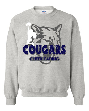 Cougars Cheerleading non hooded sweatshirt