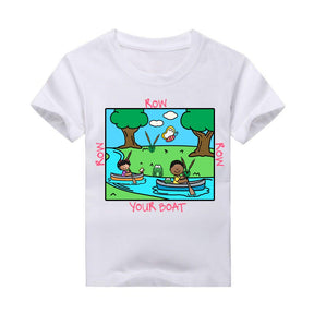 Row Row Row Your Boat T-Shirt, Nursery Rhymes