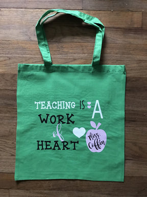 Work of Heart Teacher Tote