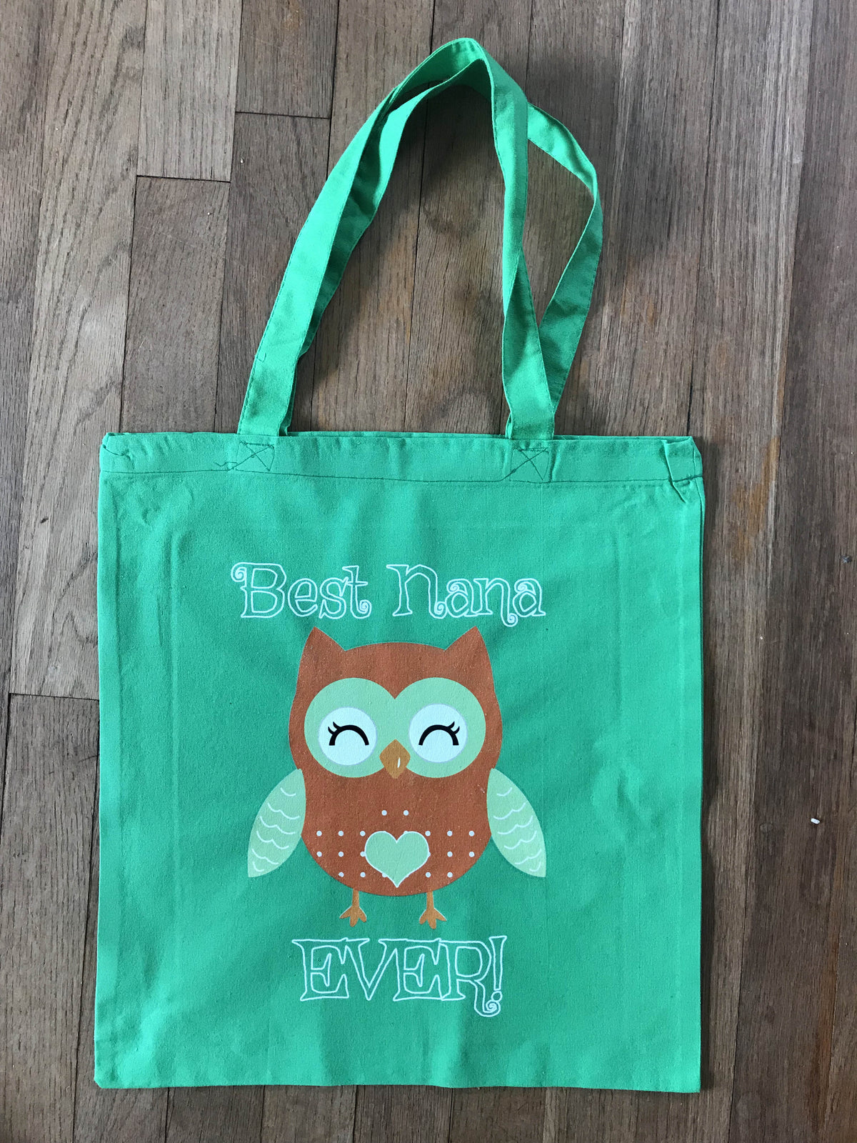 Best Nana Ever Owl Tote Bag