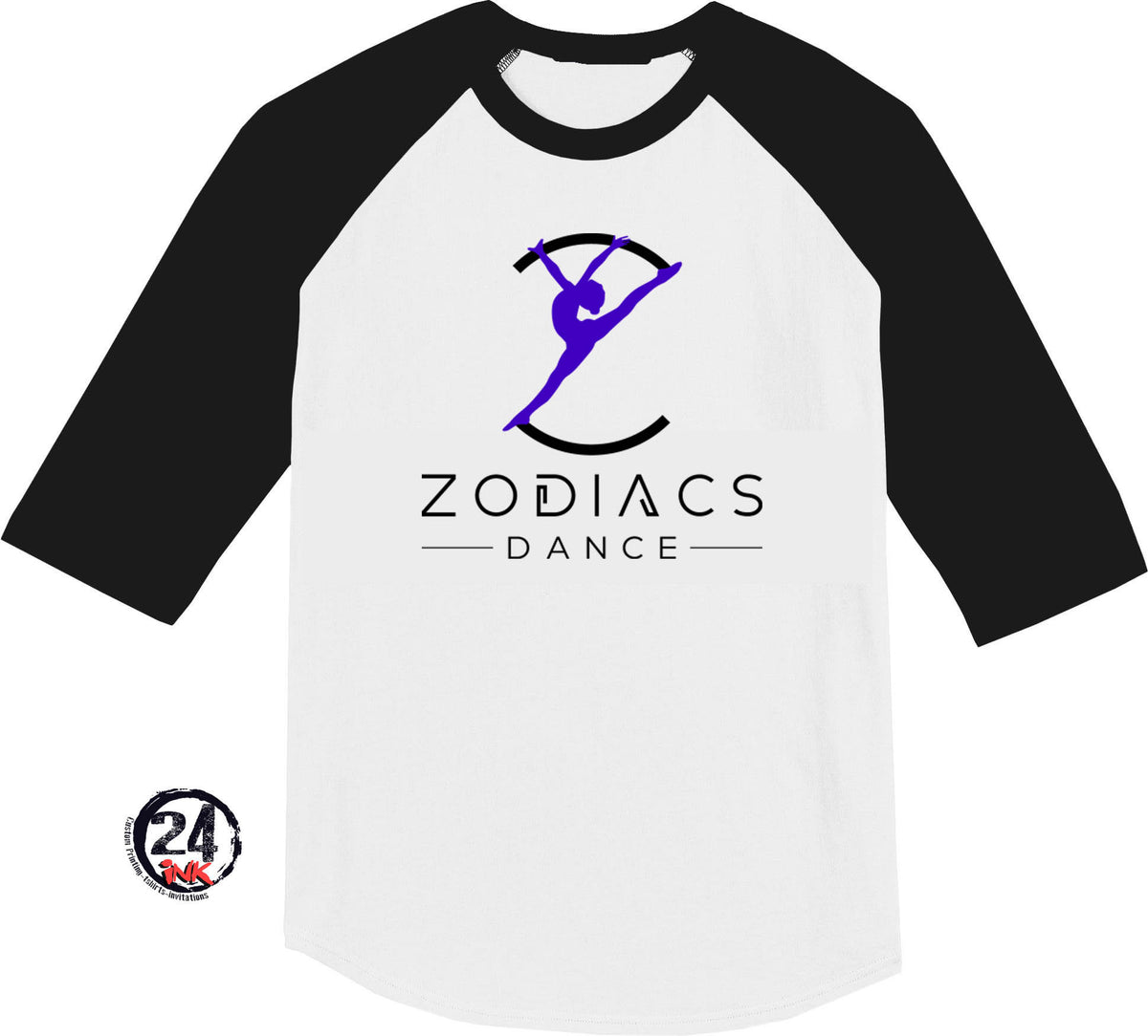 Zodiacs Dance raglan shirt