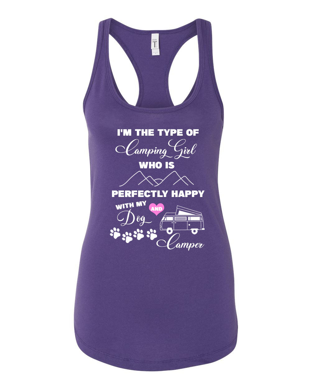Camping and Dogs Tank Top