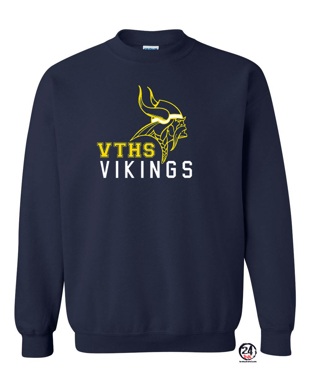 VTHS Outline non hooded sweatshirt