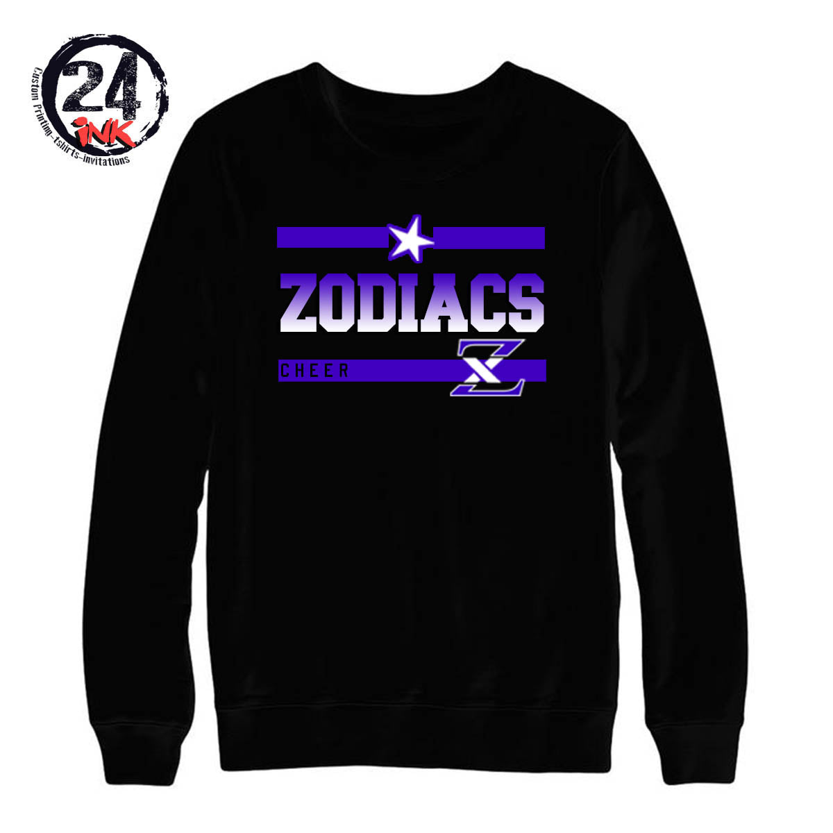 Zodiacs non hooded sweatshirt