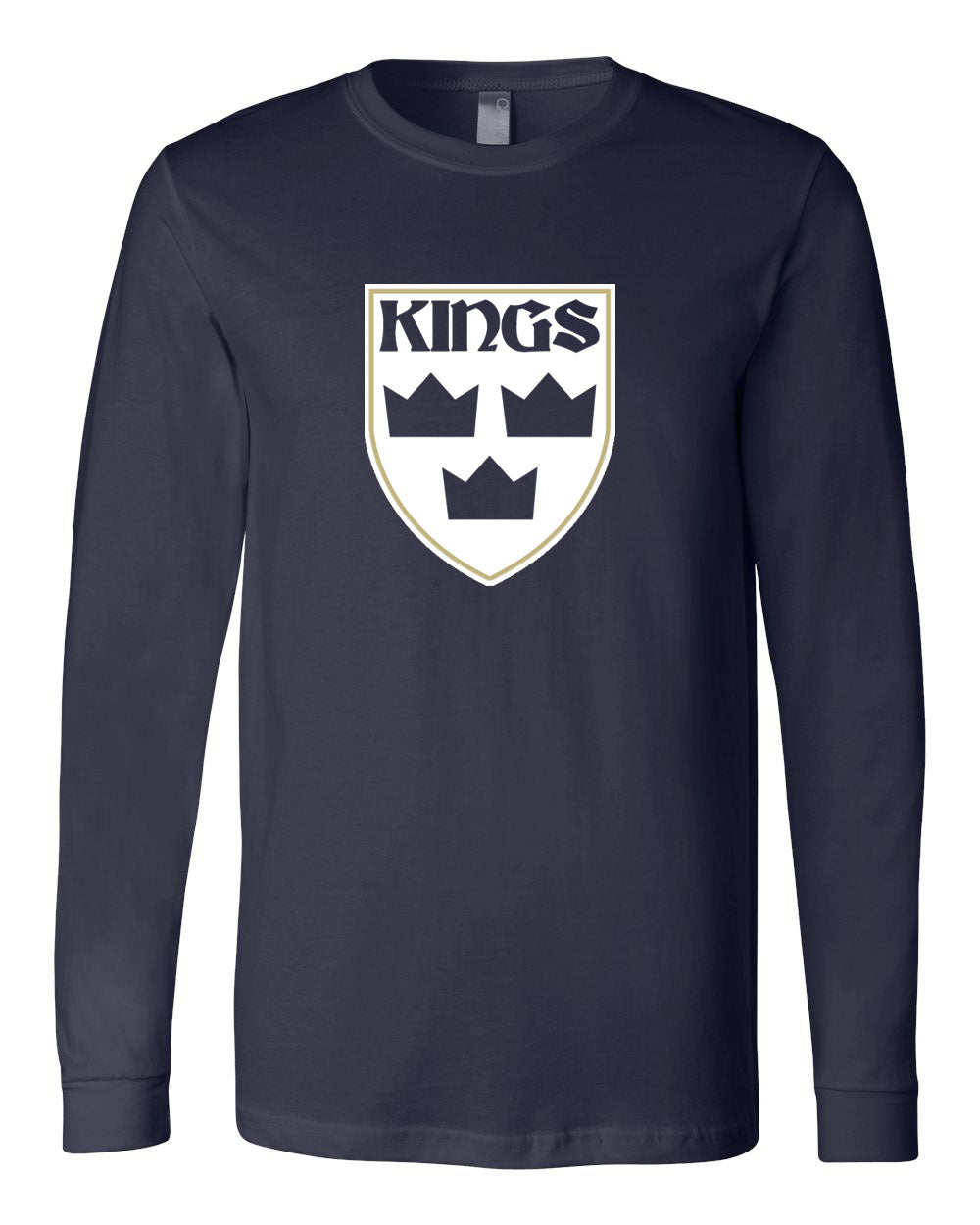 King Hockey Logo  Long Sleeve Shirt
