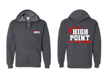 High Point Football design 2 Zip up Sweatshirt