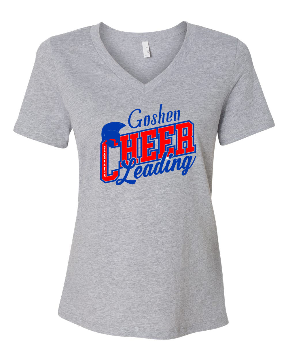 Goshen Cheer Design 3 V-neck T-Shirt