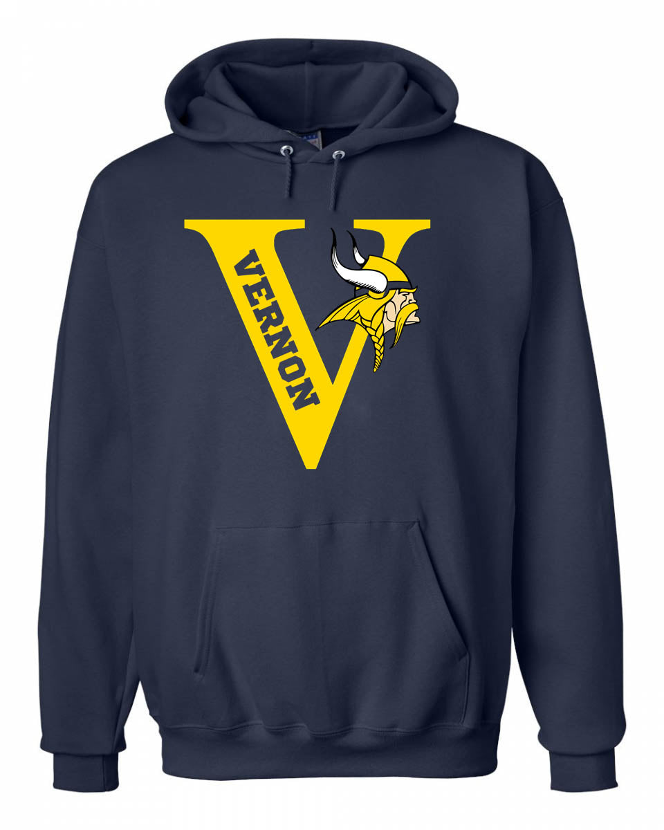 Vernon Vikings V Hooded Sweatshirt