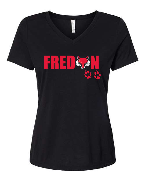 Fredon Paws V-neck T-shirt